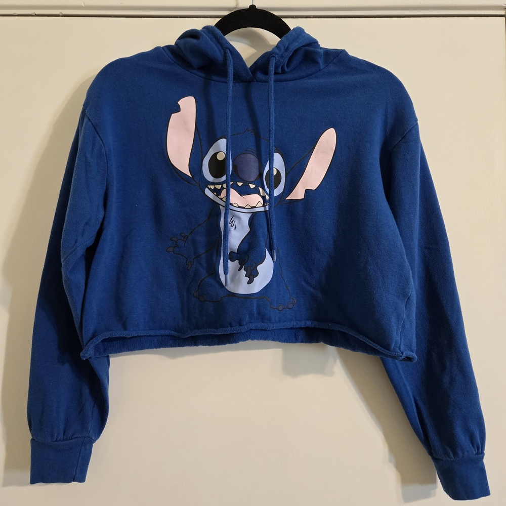 Disney Lilo And Stitch Cropped Hoodie